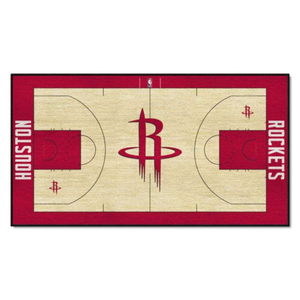 FANMATS Houston Rockets 2 ft. x 4 ft. NBA Court Runner Rug 9488 - The Home  Depot