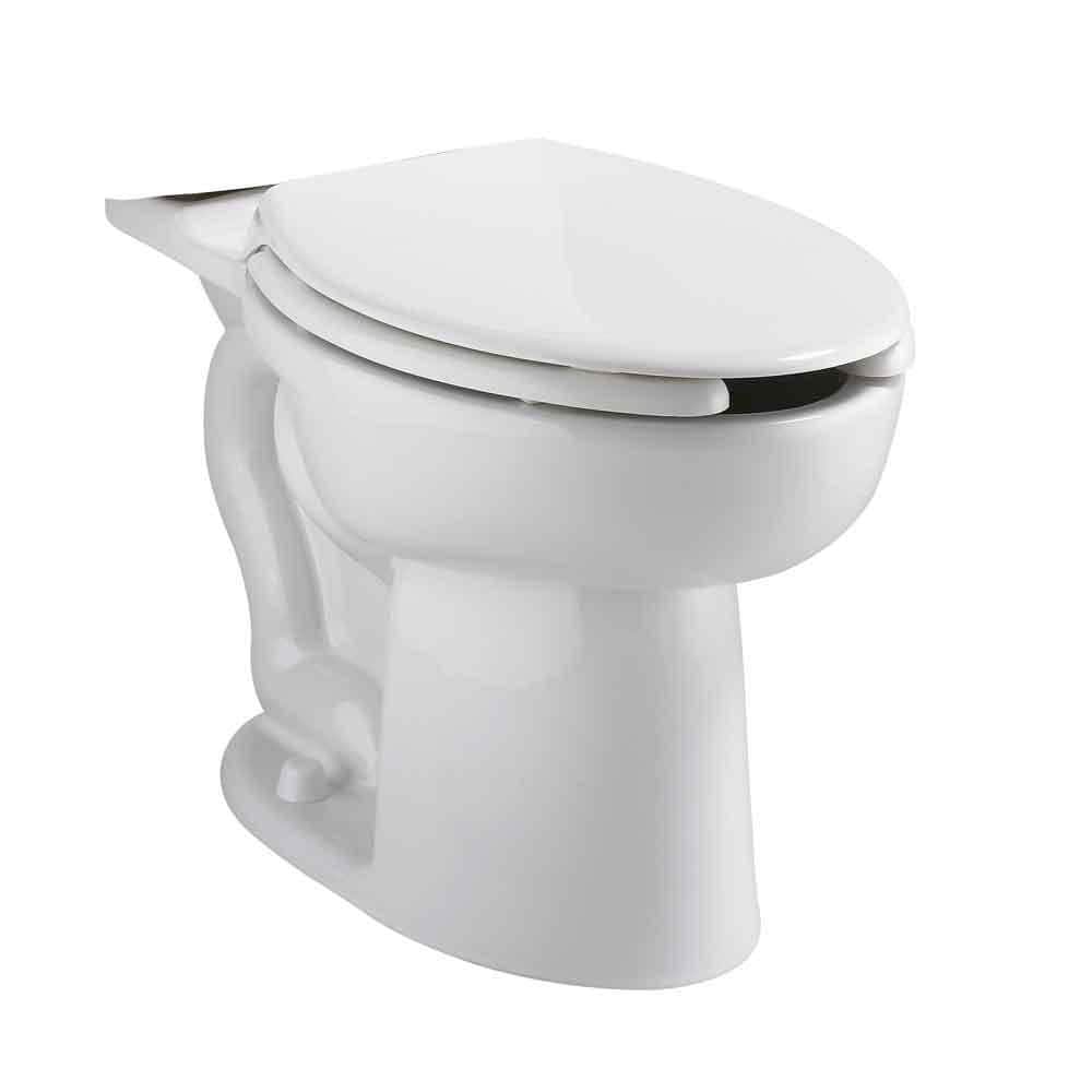 Cadet White Vitreous China Elongated Toilet Bowl
