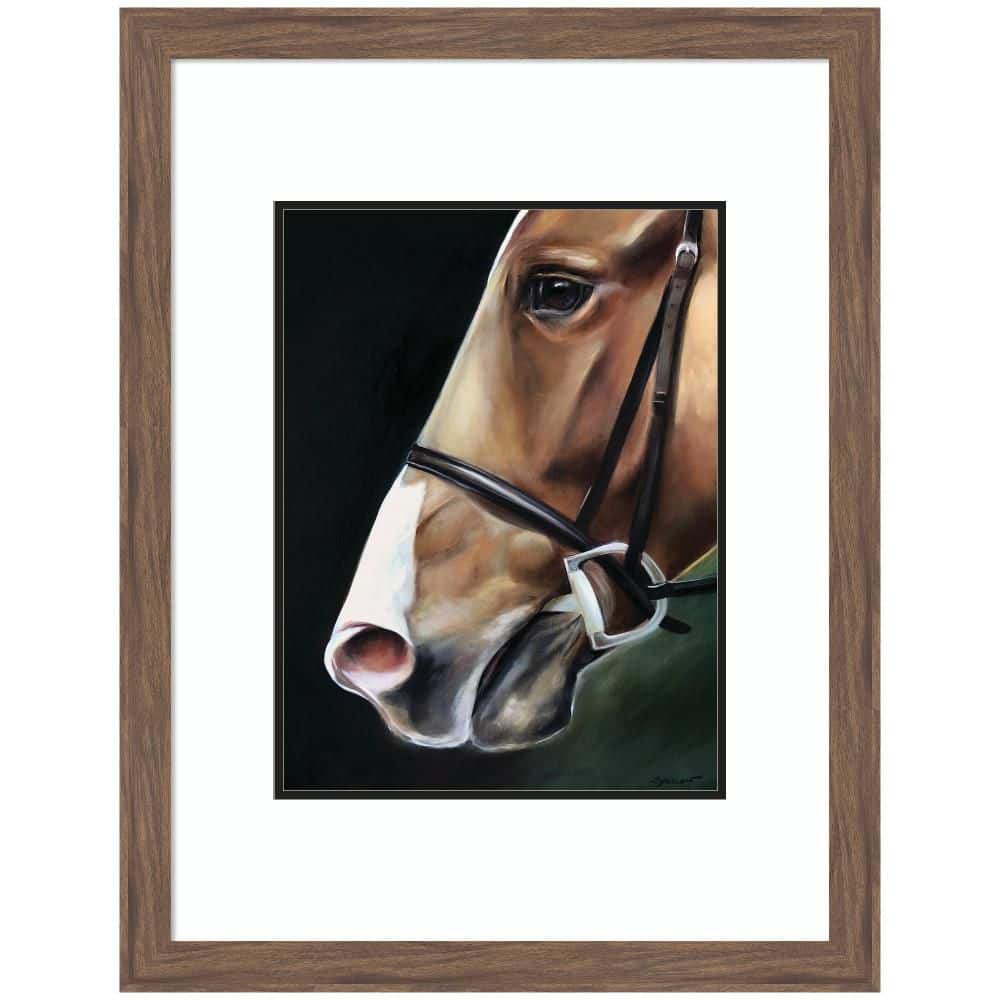"Pia ""Chestnut Horse"" by Mary Sparrow Horse Framed Art Print 35 in. x 27 in." price history on PriceWatchPro
