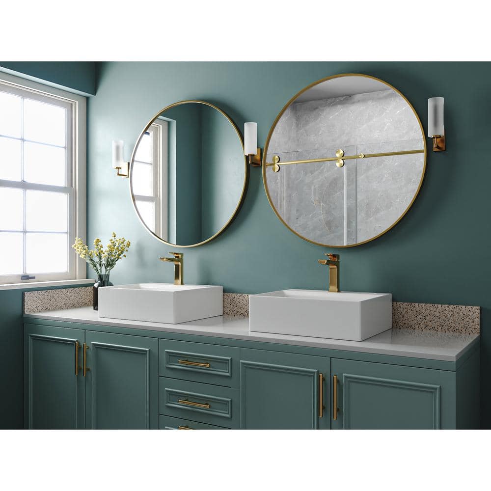 20.5'' White Ceramic Rectangular Vessel Bathroom Sink