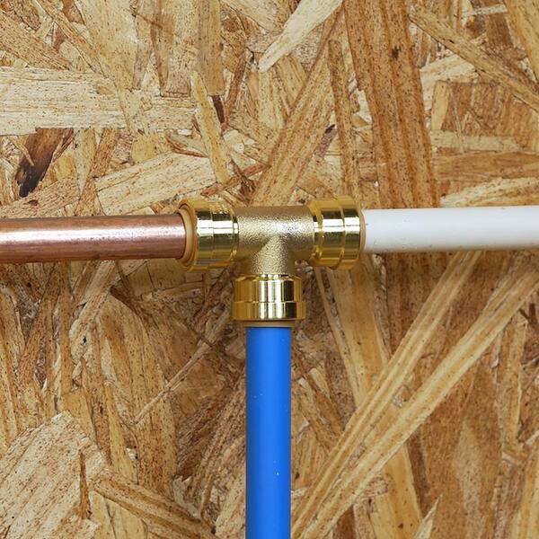 Brass Compression Tee T 3 Way (1/4” Equal Tube) All Ends Fitting