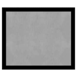 Basic Black 53 in. x 45 in. Framed Magnetic Board