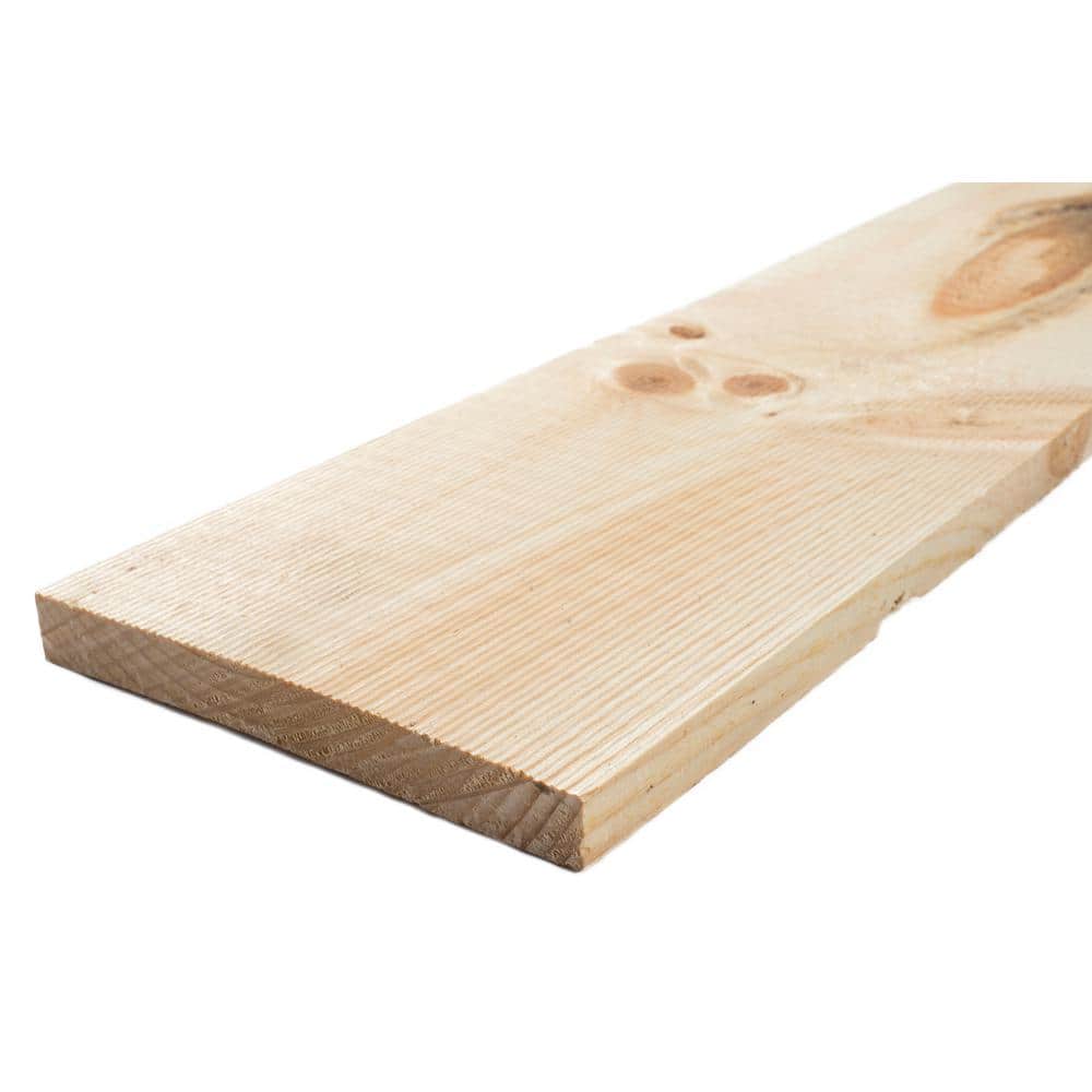 1 in. x 8 in. x 8 ft. Standard KilnDried Band Sawn Pine Common Board