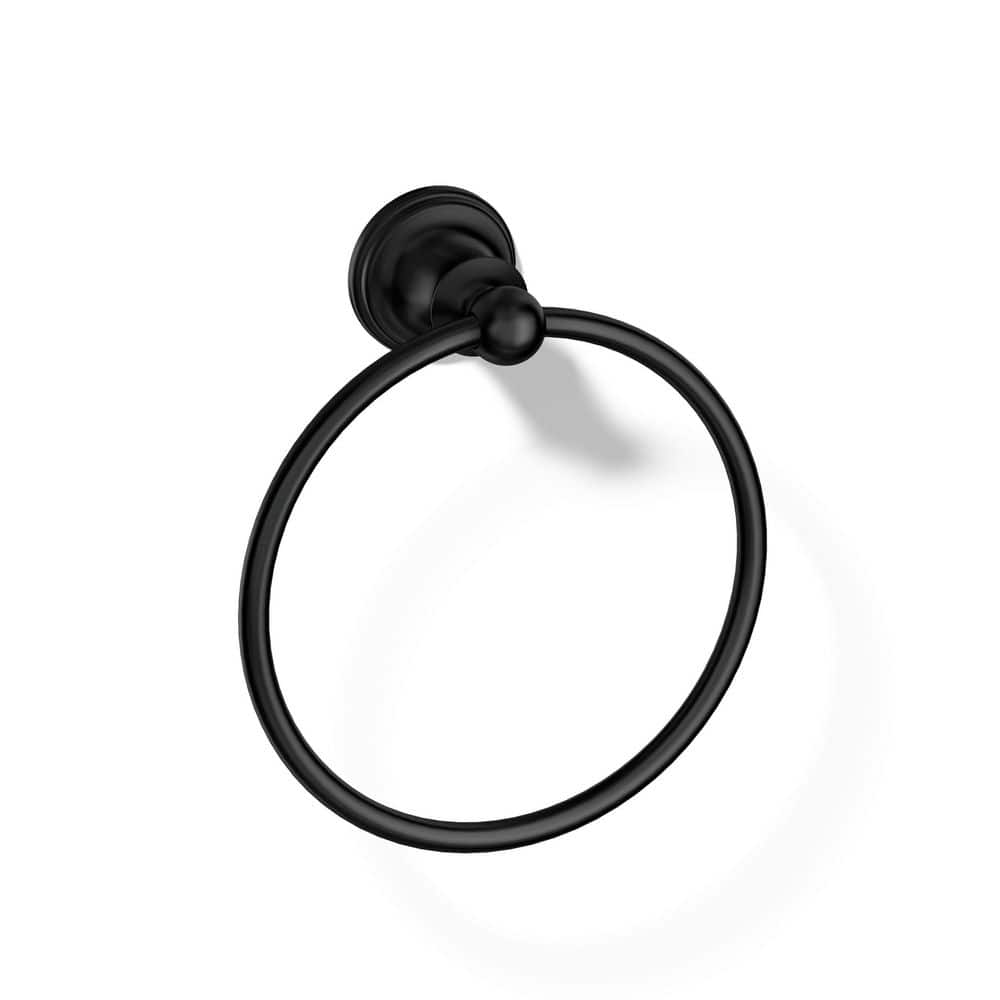 KOHLER - Capilano Towel Ring in Matte Black