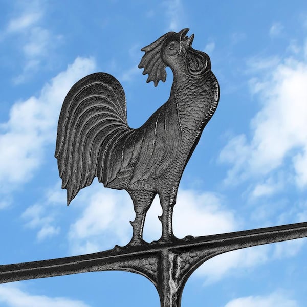 Black 30" Rooster Accent Weathervane 