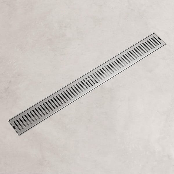Elan 24 in. Linear Shower Drain in Brushed Nickel