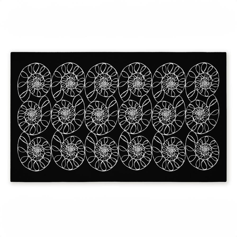 Stupell Industries Elemental Spiral Shells Black 18 in. x 30 in ...