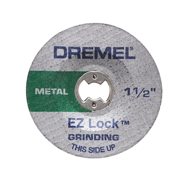 Dremel EZ Lock 1-1/2 in. Rotary Tool Metal Grinding Wheel for Metal