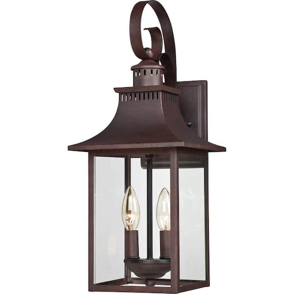 Quoizel Chancellor 2-Light Copper Bronze Outdoor Sconce