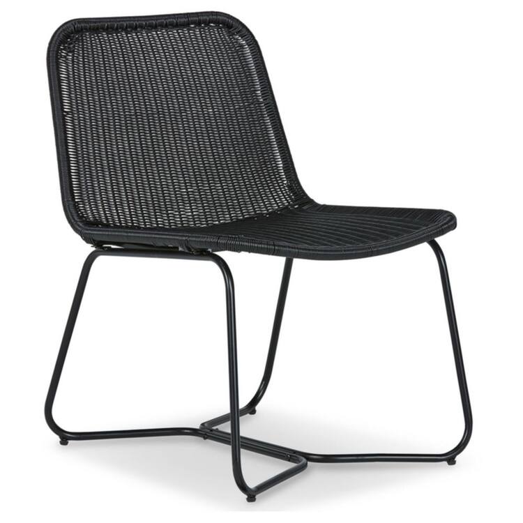 Signature Design By Ashley Daviston Black Wicker Side Chair