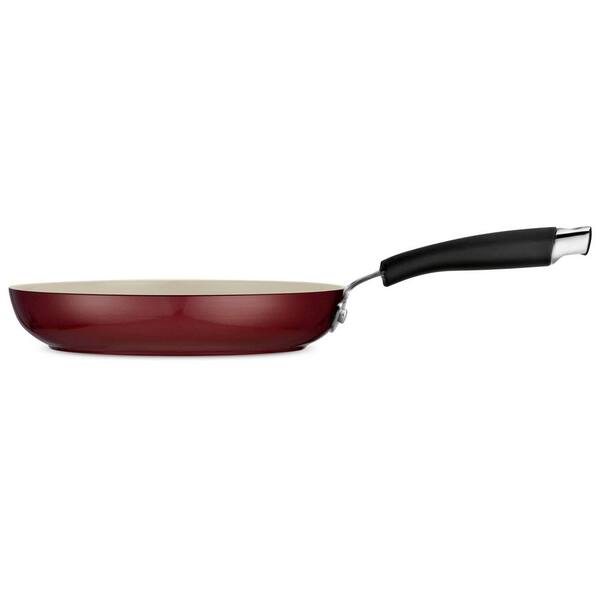 Tramontina Style Ceramica 8 in. Fry Pan in Red Rhubarb