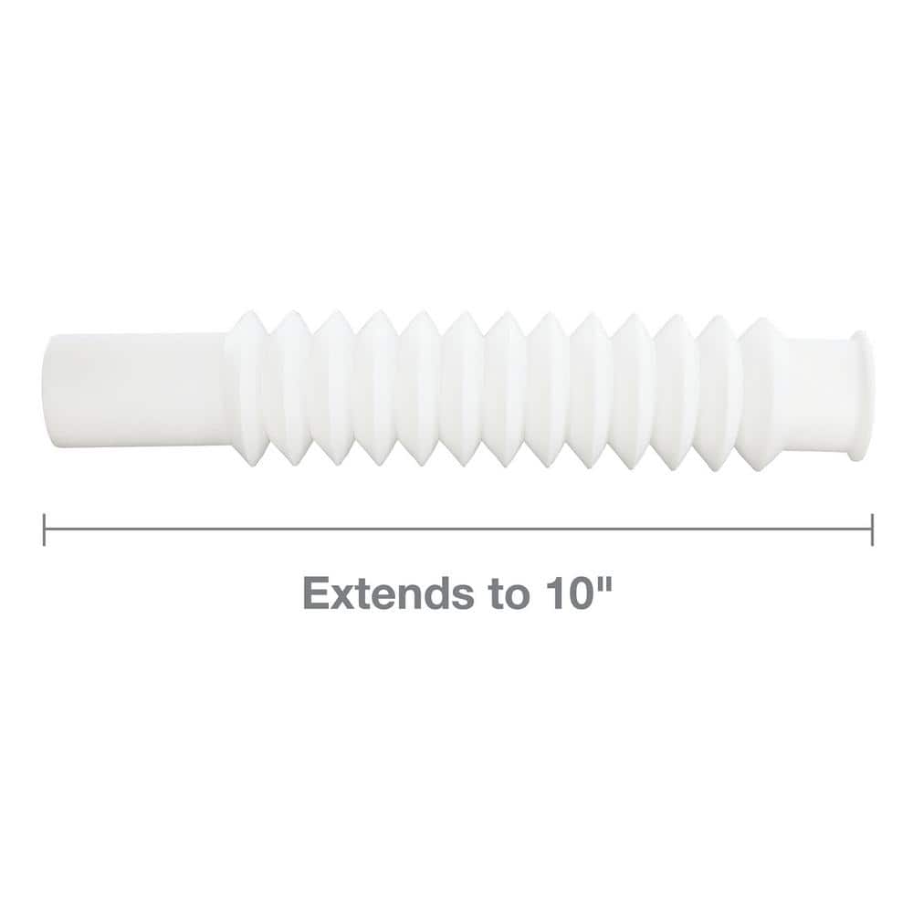 Universal White Flexible Garbage Disposal Discharge Tube