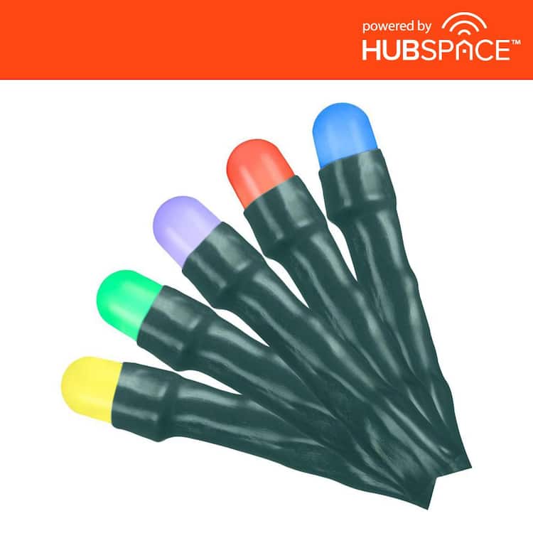 Home Accents Holiday 150L Micro Dome Color Changing Smart LED Lights