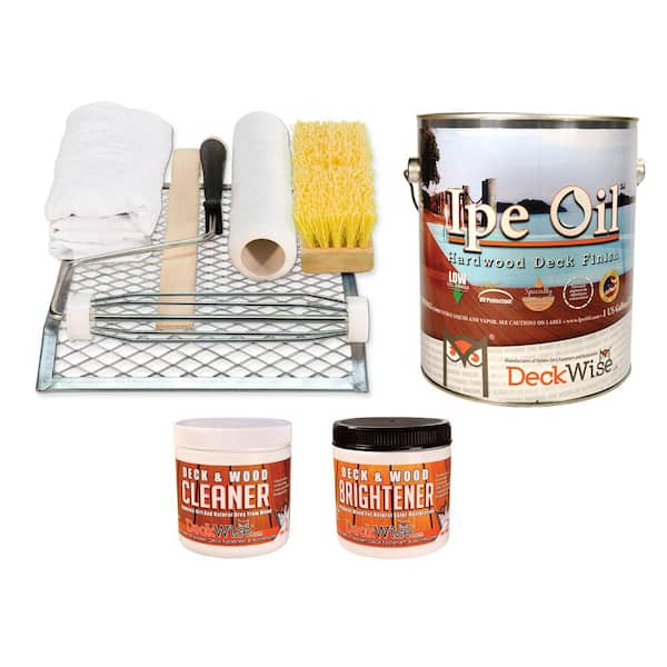 DeckWise Hardwood Deck Restore Kit 1 gal. Ipe Oil Semi transparent