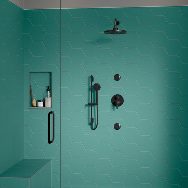 Heksa Forest 7.87 in. x 9.25 in. Matte Porcelain Floor and Wall Tile (9.93 sq. ft./Case)
