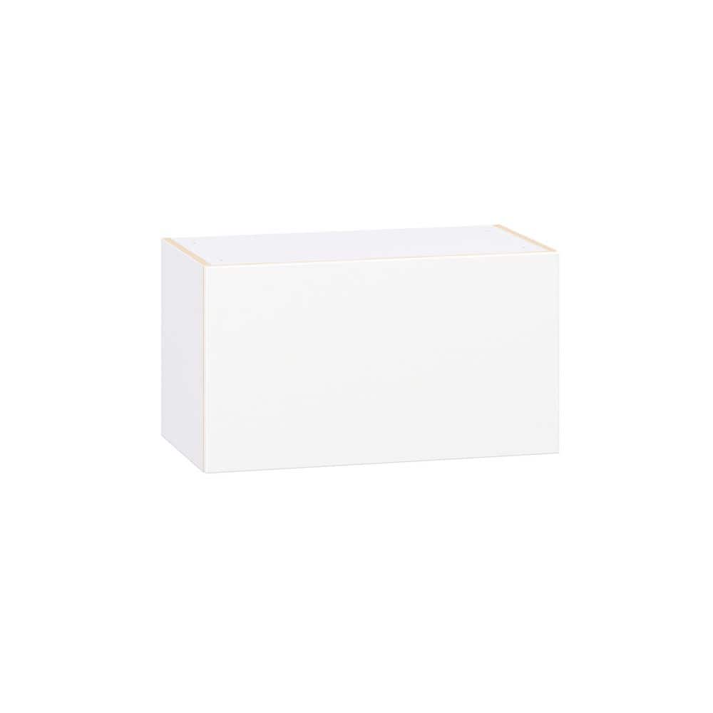 Timberline 27 in. W x 14 in. D x 15 in. H Assembled Slab Wall Bridge Kitchen Cabinet in Bright White with Lift Up Door price history on PriceWatchPro