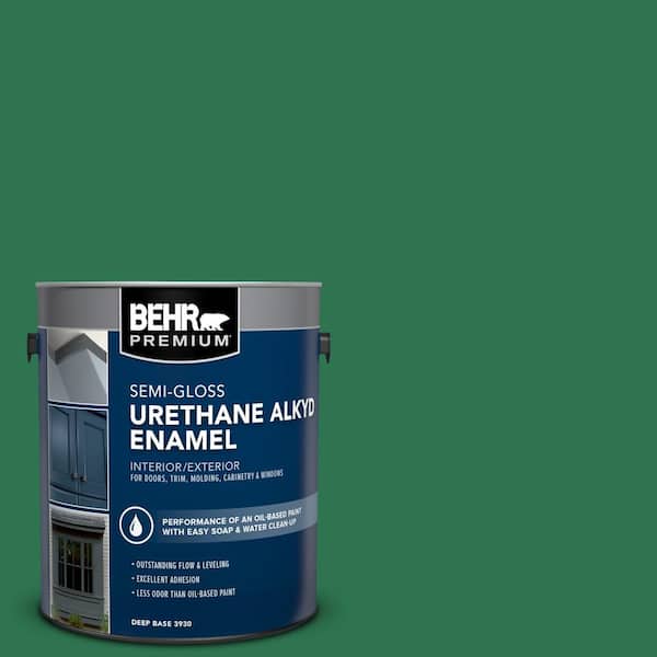 BEHR PREMIUM 1 gal. #P420-7 Crown Jewel Urethane Alkyd Semi-Gloss Enamel Interior/Exterior Paint