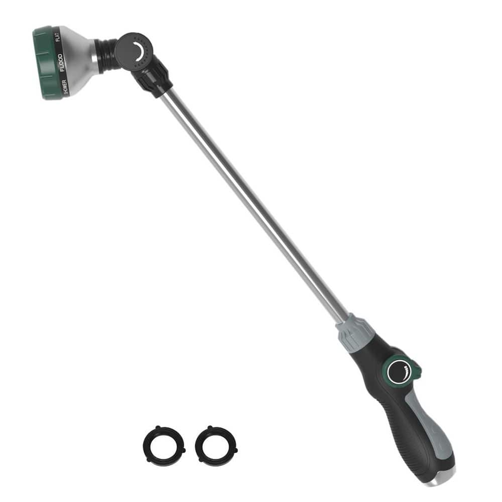 24 in. Watering Wand, Garden Hose Nozzle with Thumb Flow Control, Adjustable Water Sprayer with Pivoting Head price history on PriceWatchPro