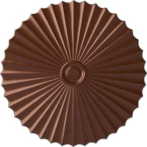 2 in. x 47-5/8 in. x 47-5/8 in. Polyurethane Shakuras Ceiling Medallion, Copper Penny