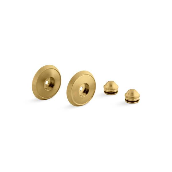 KOHLER Forte Bancroft 2.25 in. Slidebar Trim Kit in Vibrant Brushed Moderne Brass