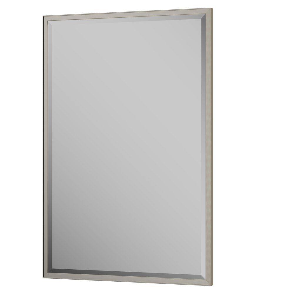 72 in. W x 36 in. H Beveled Edge Rectangular Bathroom Mirrors Framed Wall Mount Bathroom Vanity Mirror in Black price history on PriceWatchPro