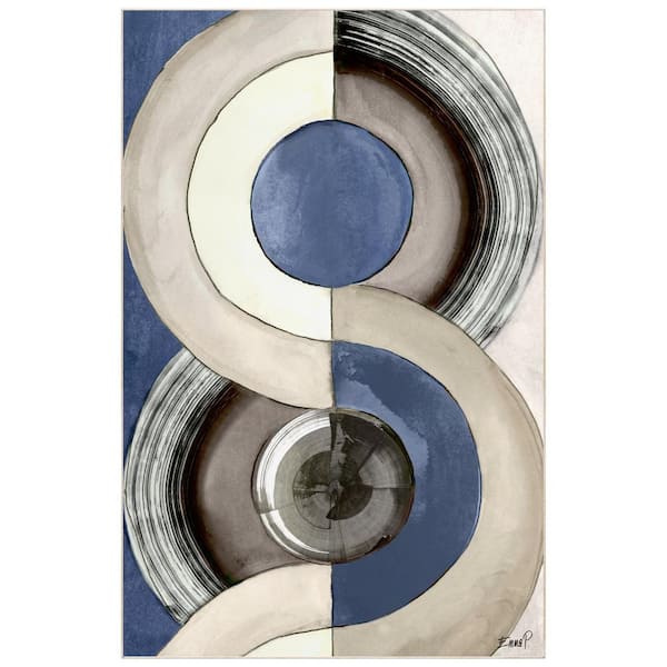 Empire Art Direct Multi-Colored 5 ft. x 8 ft. Geometric Cool I Washable Art Area Rug