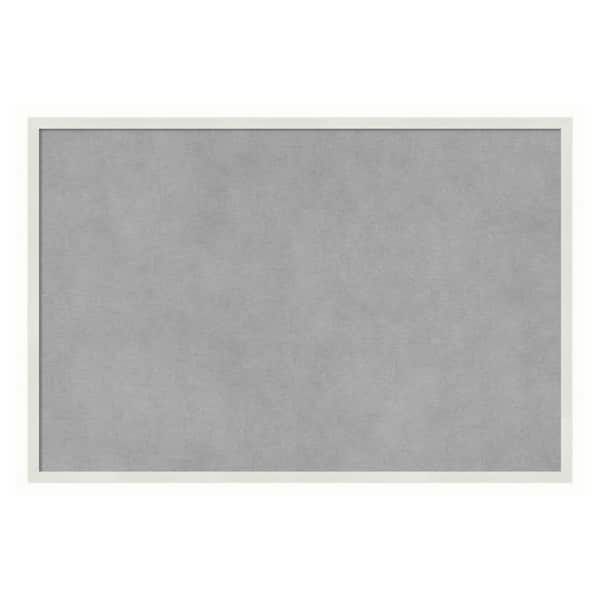 Amanti Art Lucie White 19 in. x 13 in Framed Magnetic Board