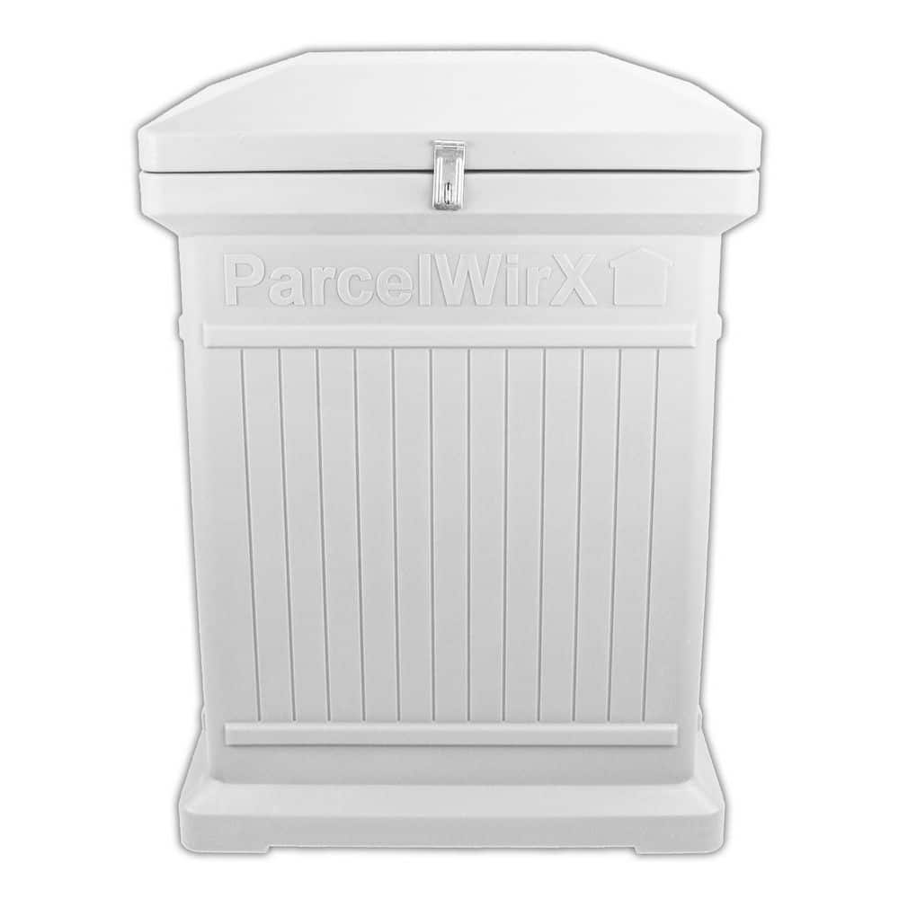 ParcelWirx Slate Gray Pewter Vertical Lockable Package Delivery Box price history on PriceWatchPro