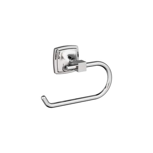 Amerock Stature 7-1/16 in. (179 mm) L Single Post Toilet Paper Holder in Chrome