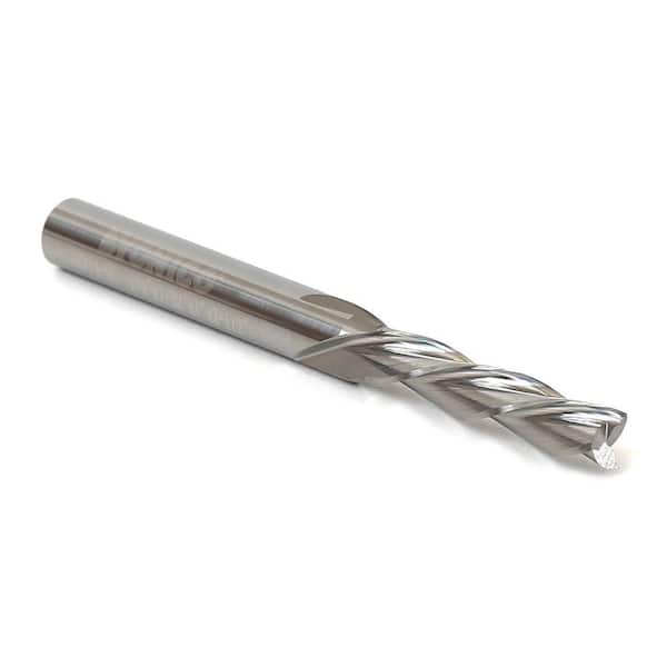 3 Flute Downcut Spiral End Mill 7/32 in. Dia 1/4 in. Shank Solid Carbide CNC Router Bit