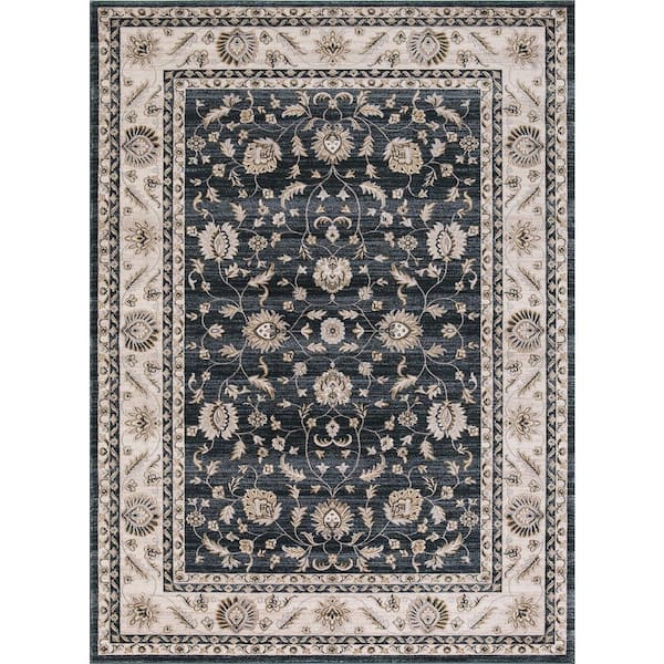 Concord Global Trading Kashan Mahal Green 5 ft. x 7 ft. Area Rug
