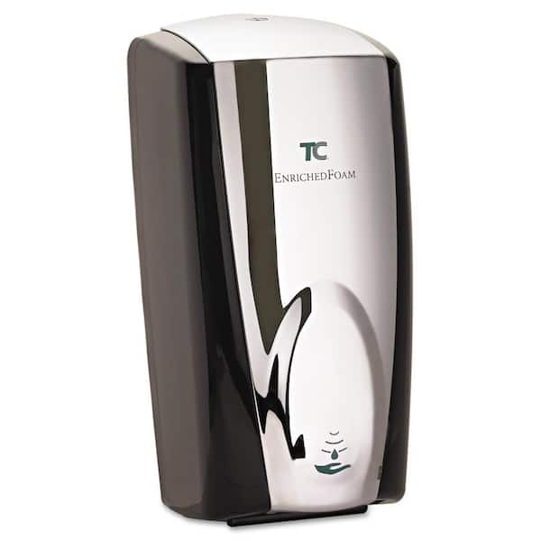 Rubbermaid Commercial Products 1100mL AutoFoam Touch-Free Dispenser in Black/Chrome
