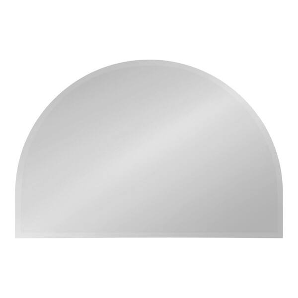 Kate and Laurel Medium Novelty Beveled Glass Mirror (24 in. H x 36 in. W)