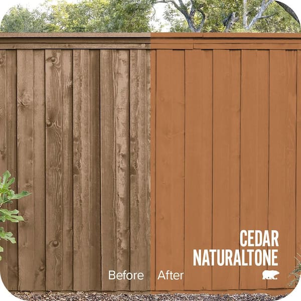 5 gal. #SC-533 Cedar Naturaltone Solid Color House and Fence Exterior Wood Stain