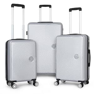 New Kimberly Nested Hardside Luggage Set in Space Silver, 3 Piece - TSA Compliant