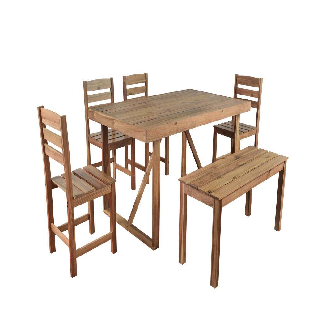 High-quality Acacia Wood Outdoor Table and Chair Set, Suitable for Patio, Balcony, Backyard price history on PriceWatchPro