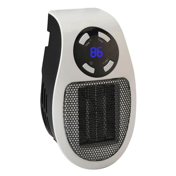 Optimus Mini Plug-In Handy Electric Ceramic Heater with Thermostat