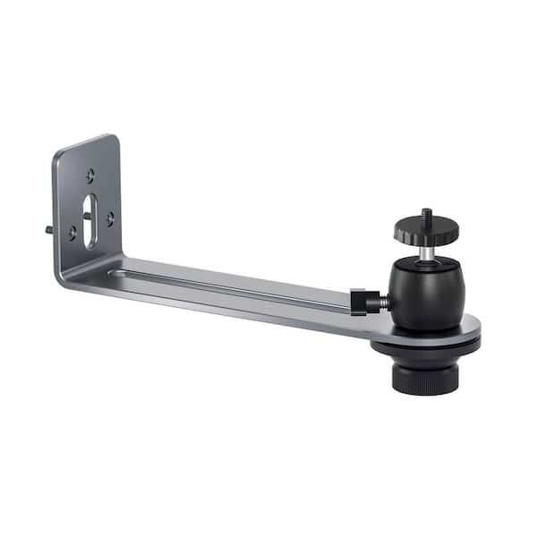 Universal Projector Wall Mount Adjustable Aluminum Alloy Bracket 1/4 in. Screw Silver for Home Office