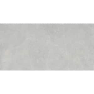 Sterlina Silver 5.83 in. x 11.81 in. Polished Marble Look Porcelain Floor and Wall Tile (10.516 sq. ft./Case)