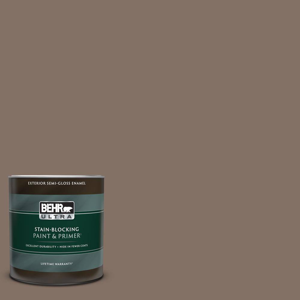 BEHR ULTRA 1 qt. PPU517 Cardamom Spice SemiGloss Enamel Exterior