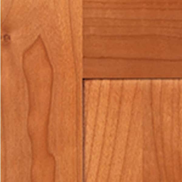 Newport 7.5 in. W x 0.75 in. D x 7.5 in. H in Cinnamon Cabinet Door Sample