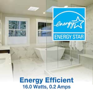 ENERGY STAR Certified Quiet Fire Rated 50 CFM Ceiling Bathroom Exhaust Fan