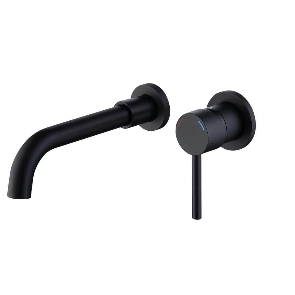 Single Handle 2 Holes Bathroom Faucet with Brass Rough-in Valve Included in Matte Black price history on PriceWatchPro