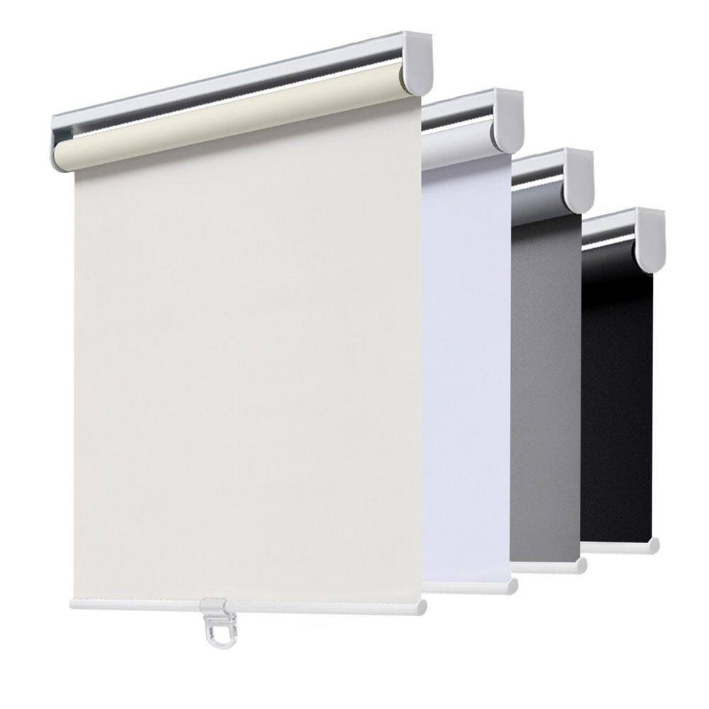 Cordless Blackout Roller Shade, Thermal Insulated, Easy Install, Polyester, Best for Kids, Beige, 21 in. W x 72 in. L price history on PriceWatchPro