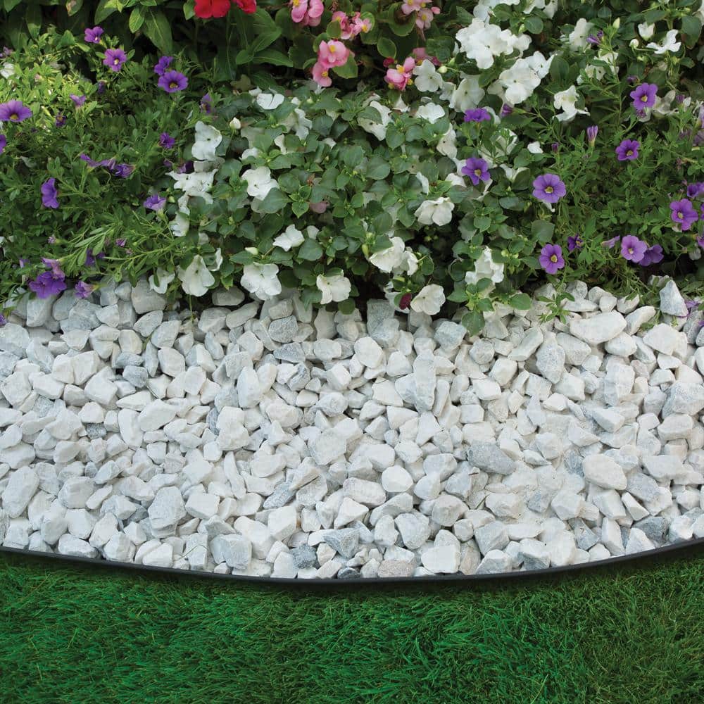 EasyFlex Heavy Duty Gray No-Dig Landscape Edging Kit, 50 ft