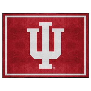 NCAA - Indiana University Red 10 ft. x 8 ft. Indoor Rectangle Area Rug