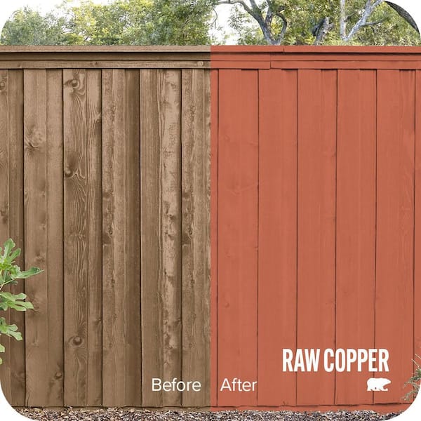 1 gal. #T16-14 Raw Copper Solid Color House and Fence Exterior Wood Stain