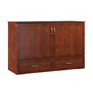 Hamilton Murphy Bed Chest Queen Walnut with Charging Station