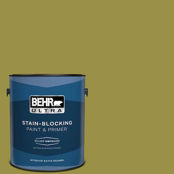 BEHR ULTRA 1 gal. Home Decorators Collection #HDC-FL13-8 Tangy Dill Extra Durable Satin Enamel Interior Paint & Primer