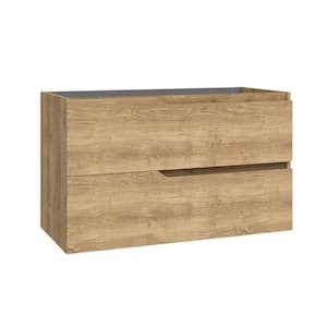 Menta 38.9 in. Bath Vanity Cabinet without Top in Natural Oak Assembled